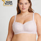 Plus Size Coverage Nursing Bra - Wireless Support & Antibacterial