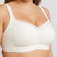 Plus Size Coverage Nursing Bra - Wireless Support & Antibacterial