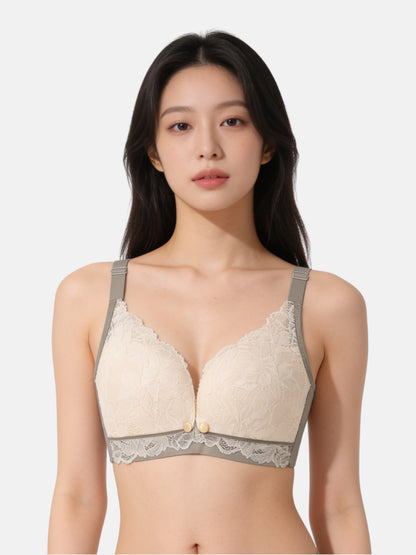 Front Open Lacey Nursing Bra