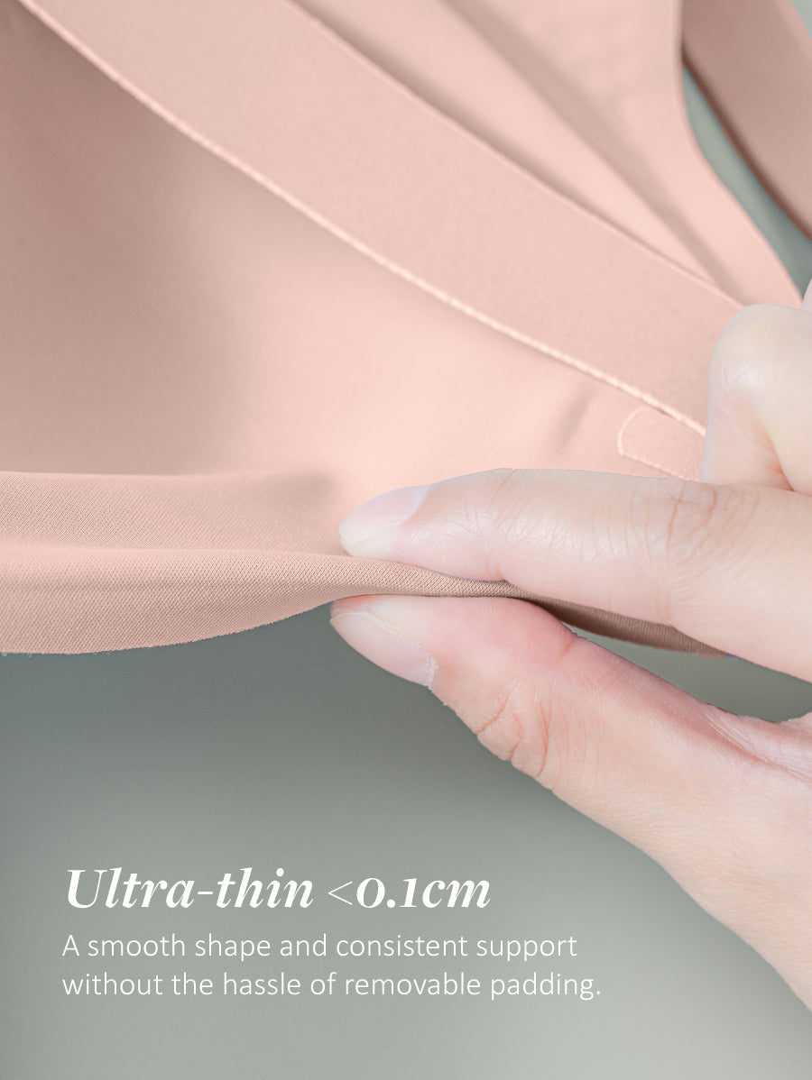 V-neck Seamless Support Nursing Bra