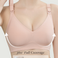 V-neck Seamless Support Nursing Bra
