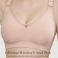 V-neck Seamless Support Nursing Bra