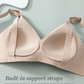 V-neck Seamless Support Nursing Bra
