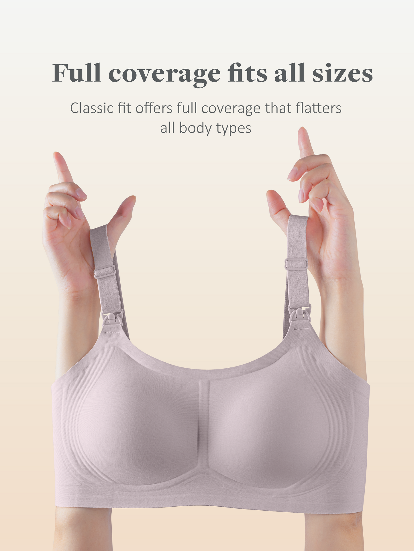 Seamless Support T-Shirt Nursing Bra