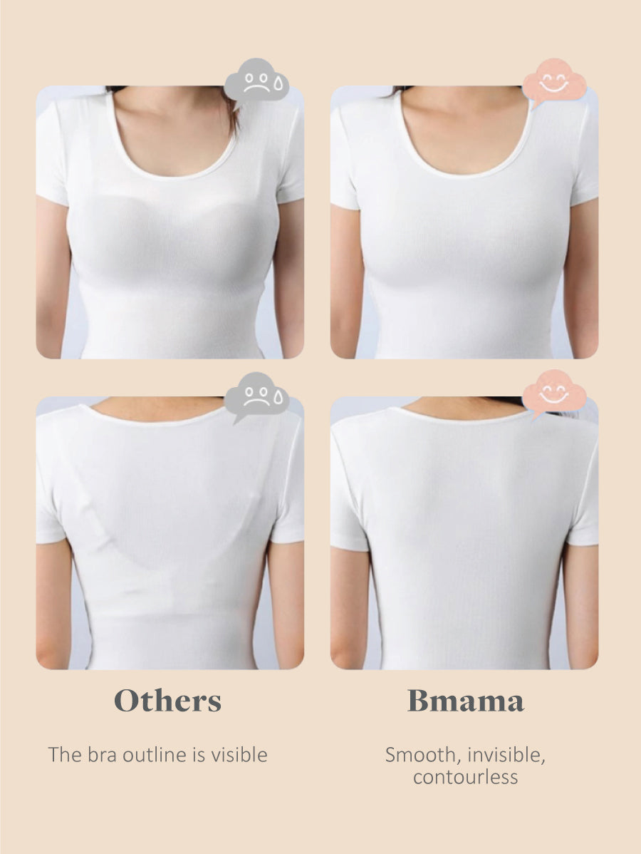 V-neck Seamless Support Nursing Bra