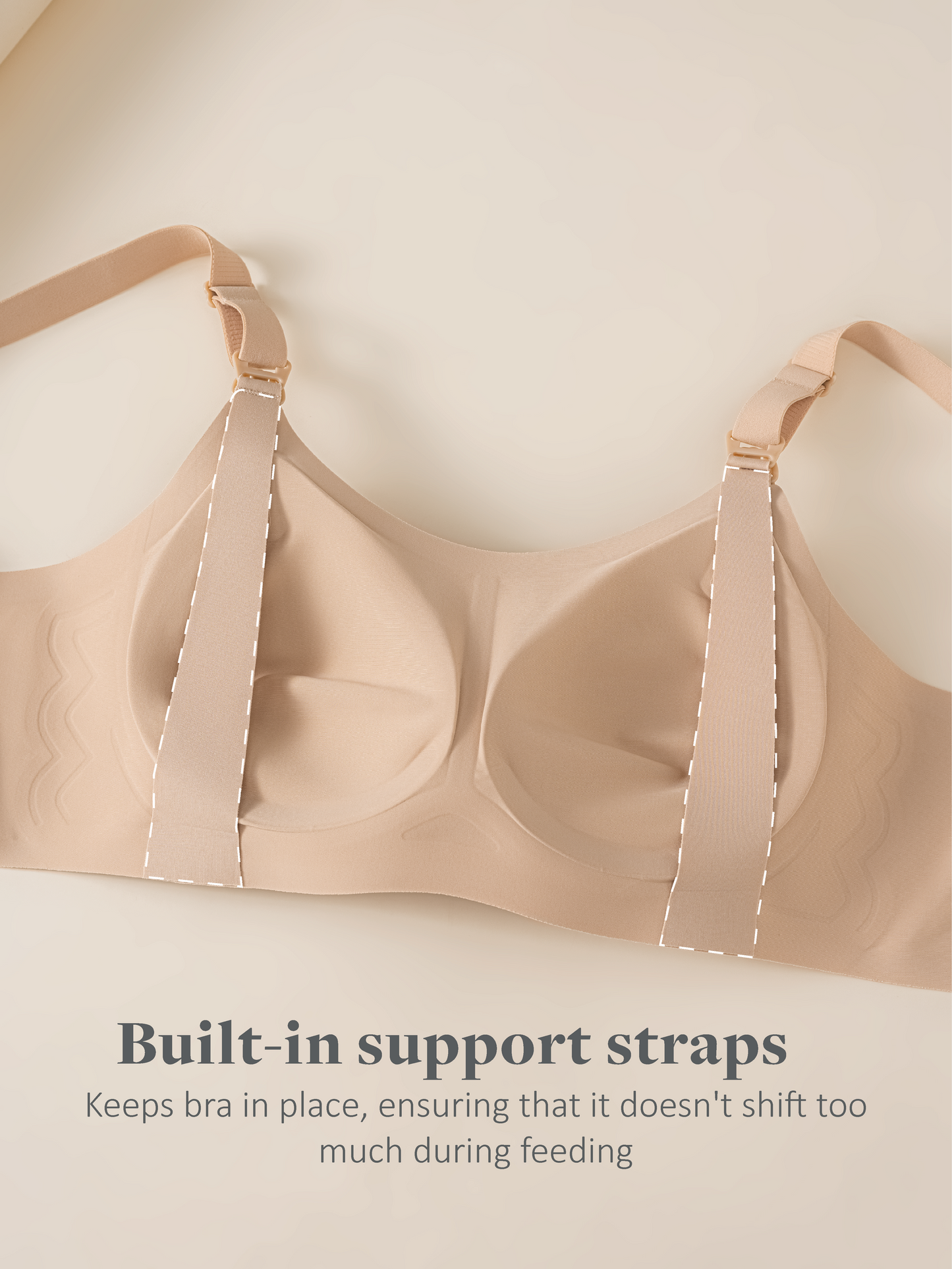 Seamless Support T-Shirt Nursing Bra