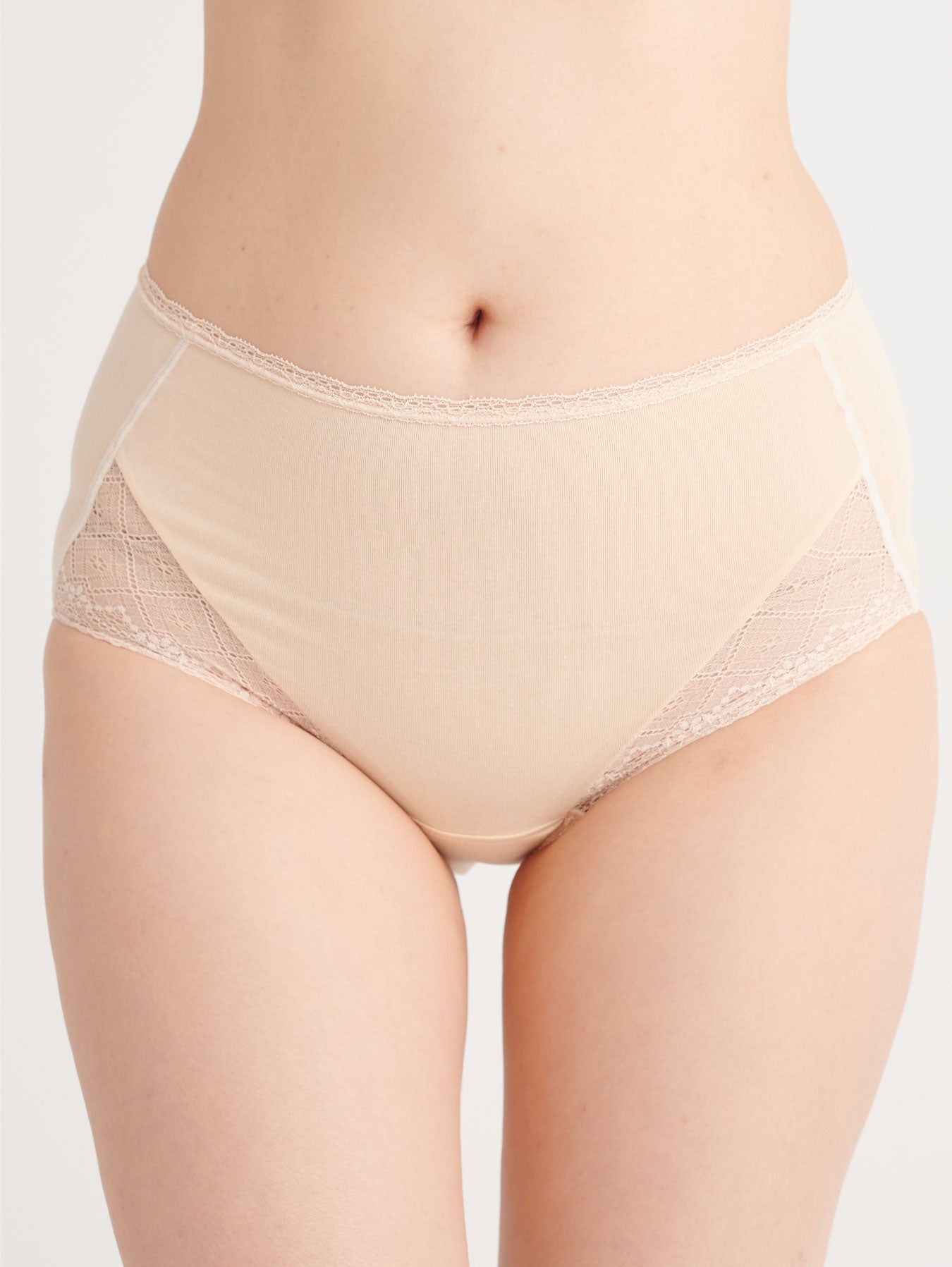 Leakproof High Waist Lace Brief