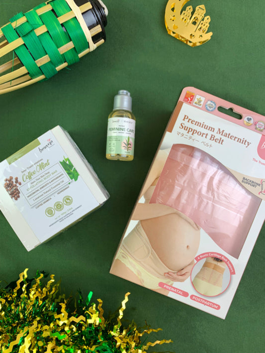 Bmama Premium Maternity Support Belt Eid al-Fitr Prenatal Gift Set - Set 2