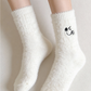 Maternity Confinement Warm Socks – Emoji Printed (1 pair)