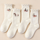 Maternity Confinement Warm Socks – Puppy Printed (1 pair)