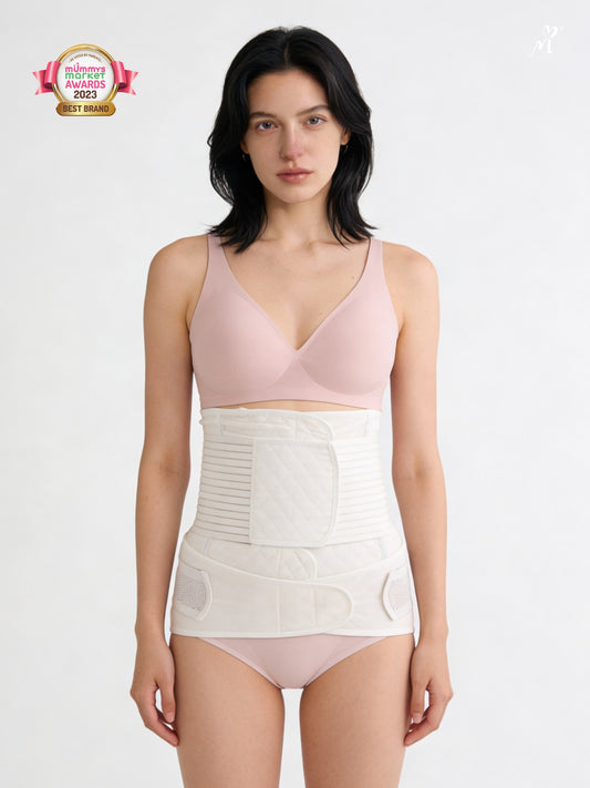 Bmama Pure Cotton Postpartum Belly Binder Set (3pcs)