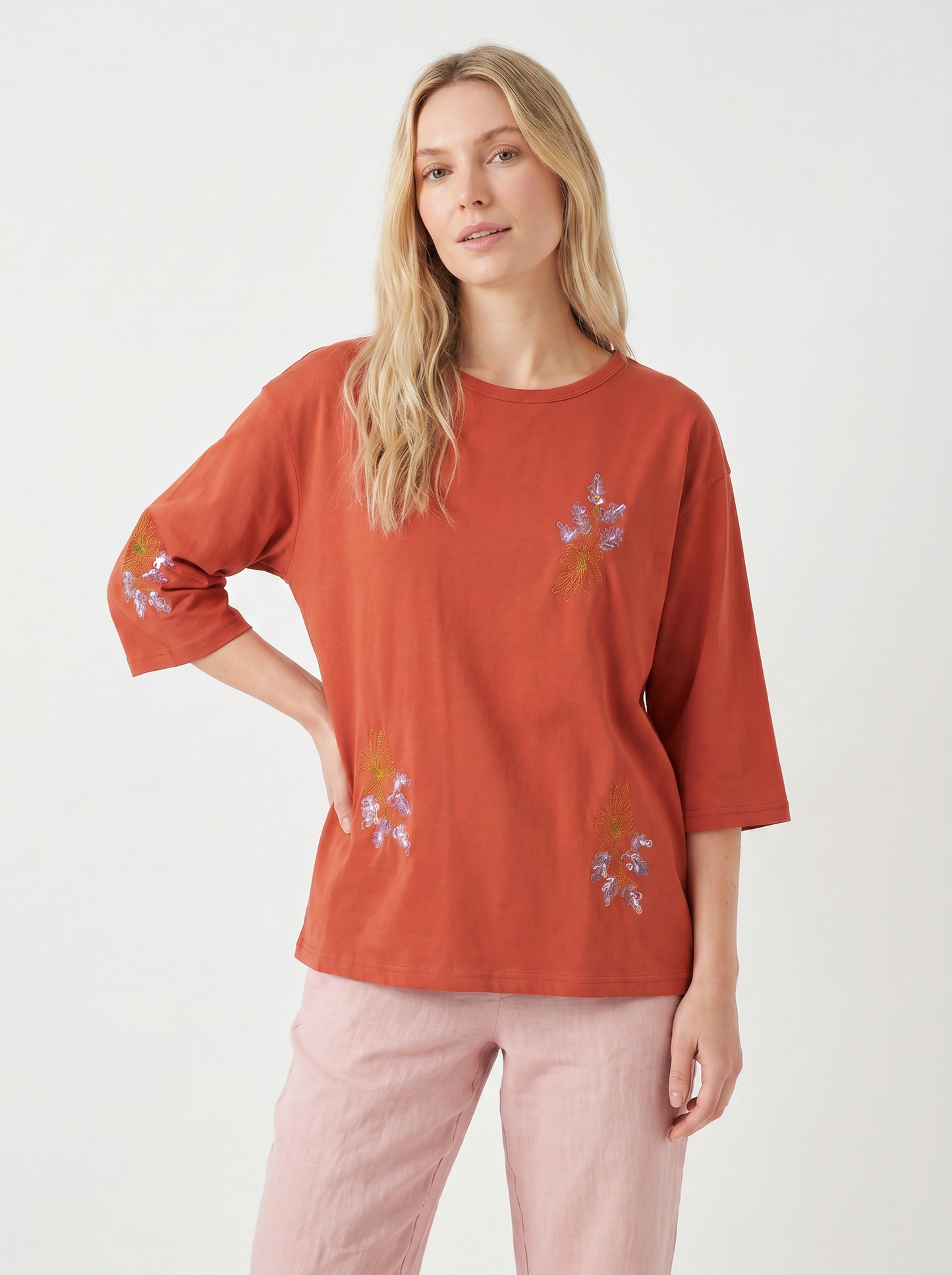 Simplicity Embroidered Blouse