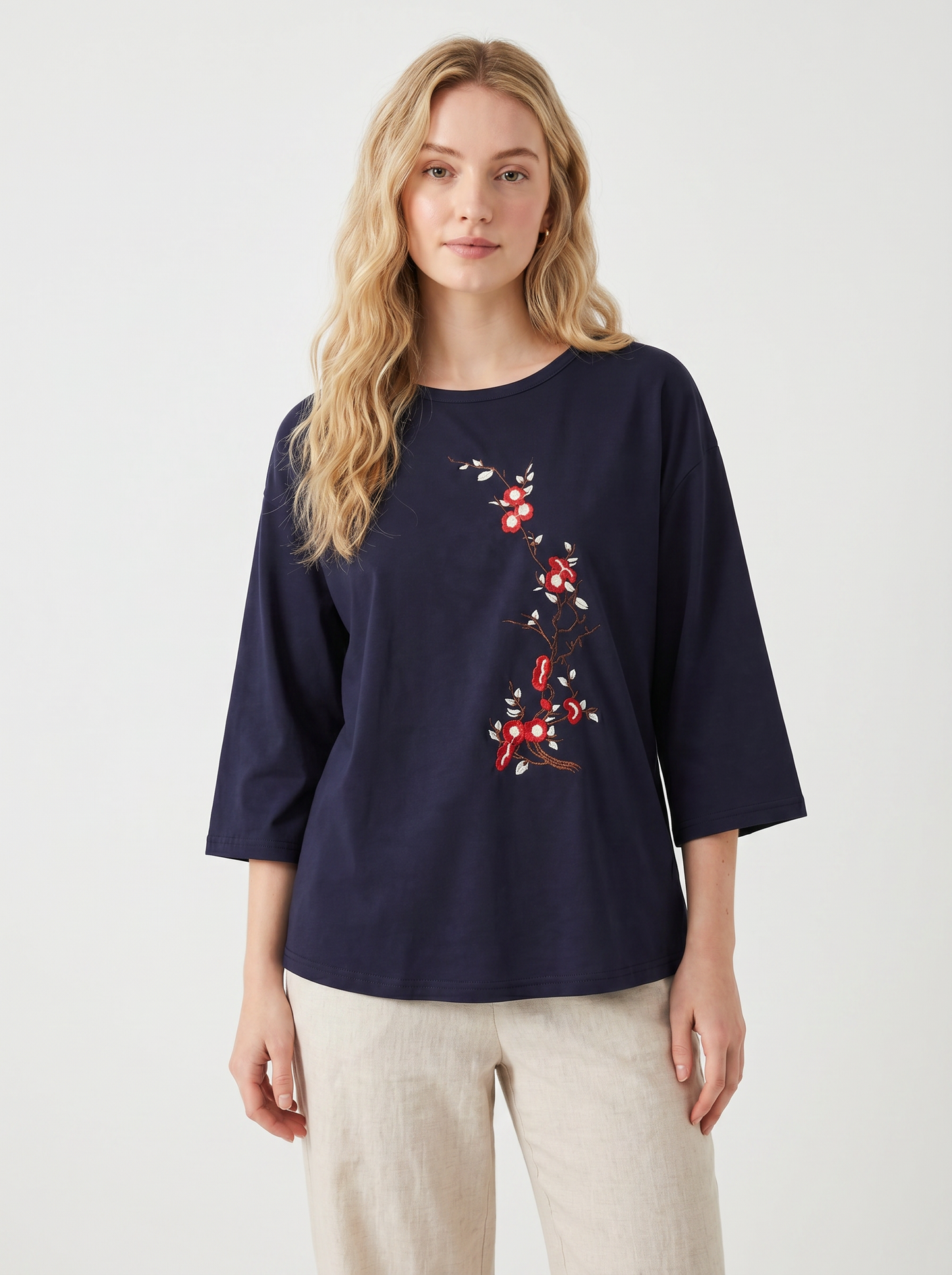 Simplicity Embroidered Blouse