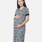 Maternity Nursing Midi Dress