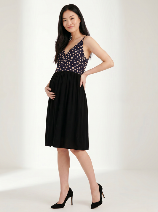 Elegant Maternity & Nursing Dress