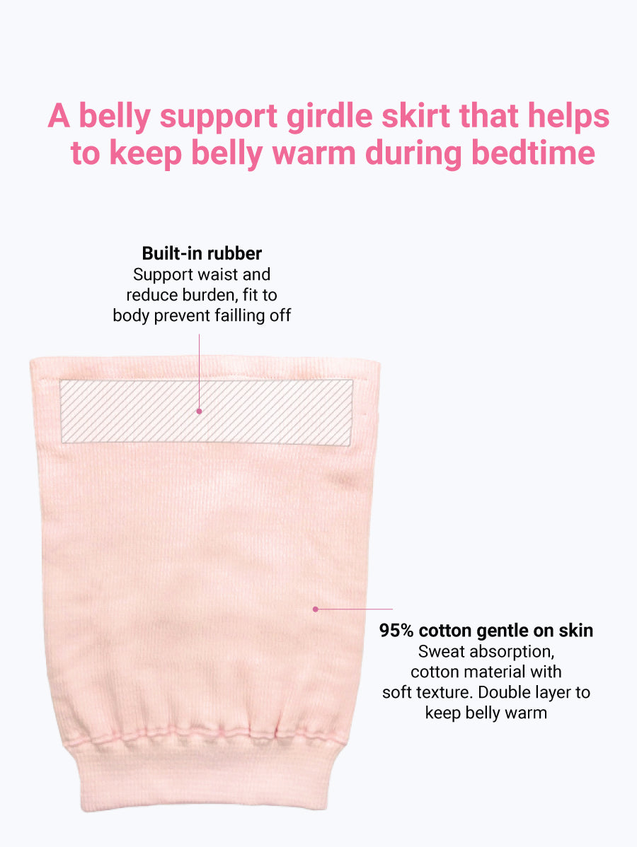 Inujirushi Cotton Pregnancy Belly Support Skirt
