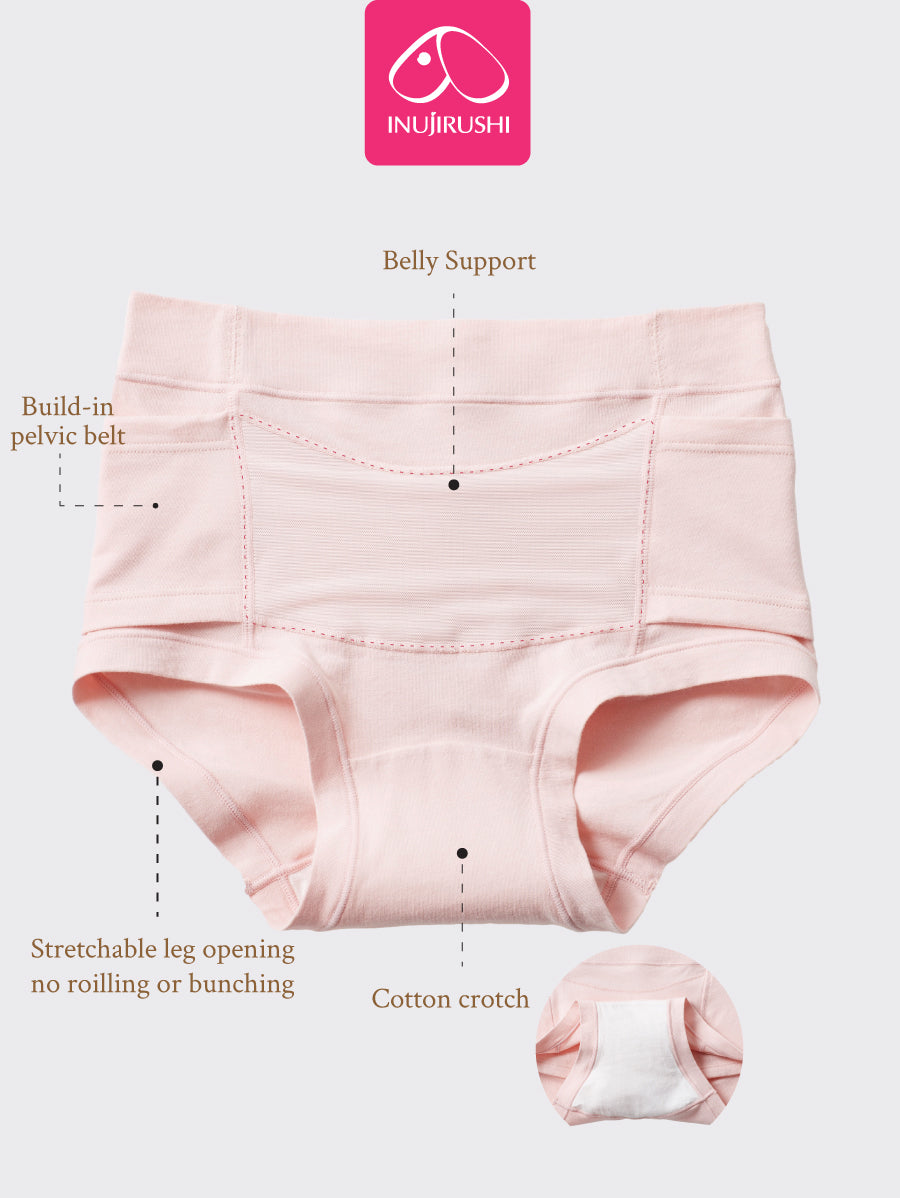 Inujirushi 2in1 Prenatal Pelvic Care Panties – Pregnancy Belly & Pelvic Support
