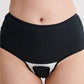 Velcro Bottom Open High Waist Brief Set