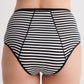 Velcro Bottom Open High Waist Brief Set