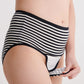 Velcro Bottom Open High Waist Brief Set
