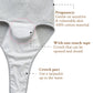 Velcro Bottom Open High Waist Brief Set
