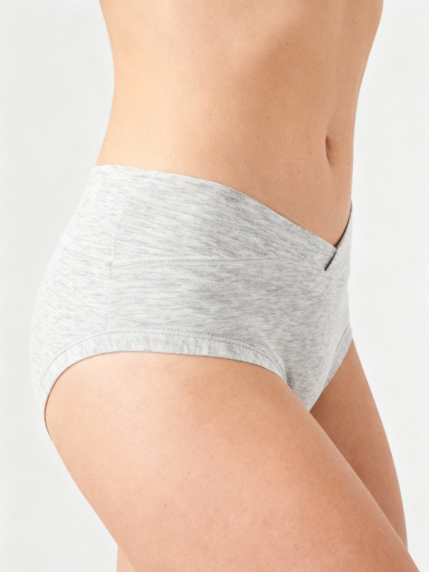 V-Cross Low Waist Cotton Maternity Panties (3pcs Set)