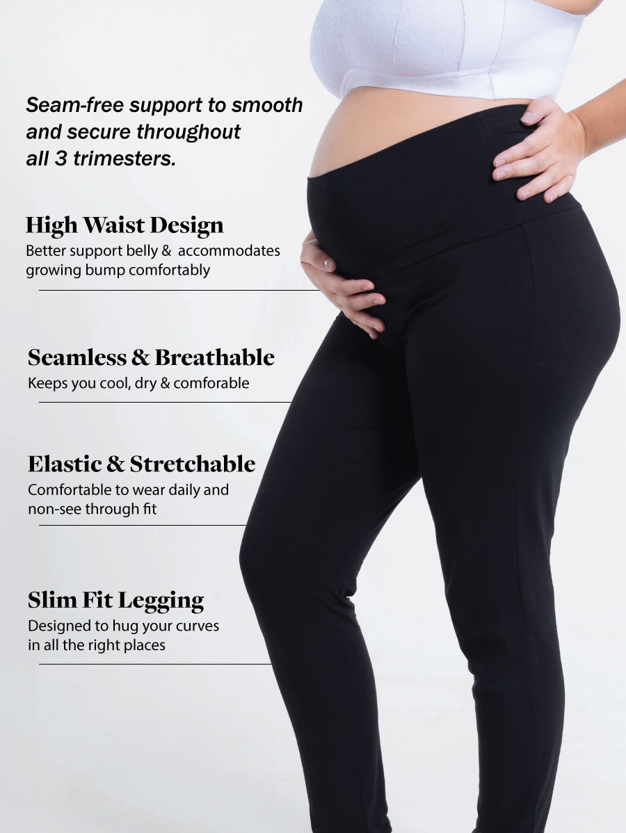 Slim Fit Maternity Straight Cut Legging