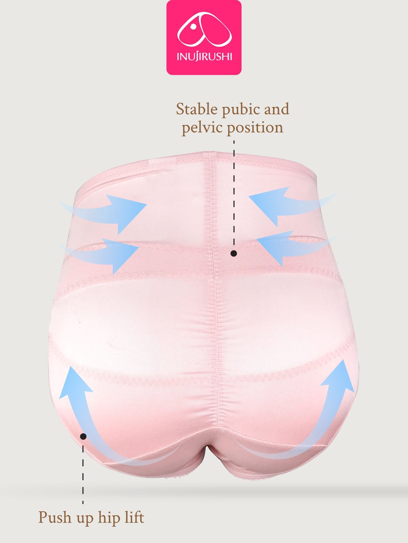 INUJIRUSHI Pelvic Firming & Hip Lifting Brief (Japan Made)