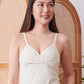 Polka Dot Pull-Down Nursing Camisole Top