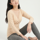 Long Sleeves Nursing Top - Beige