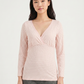 Long Sleeves Nursing Top - Pink Dot