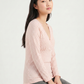Long Sleeves Nursing Top - Pink Dot