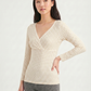 Long Sleeves Nursing Top - Yellow Dot