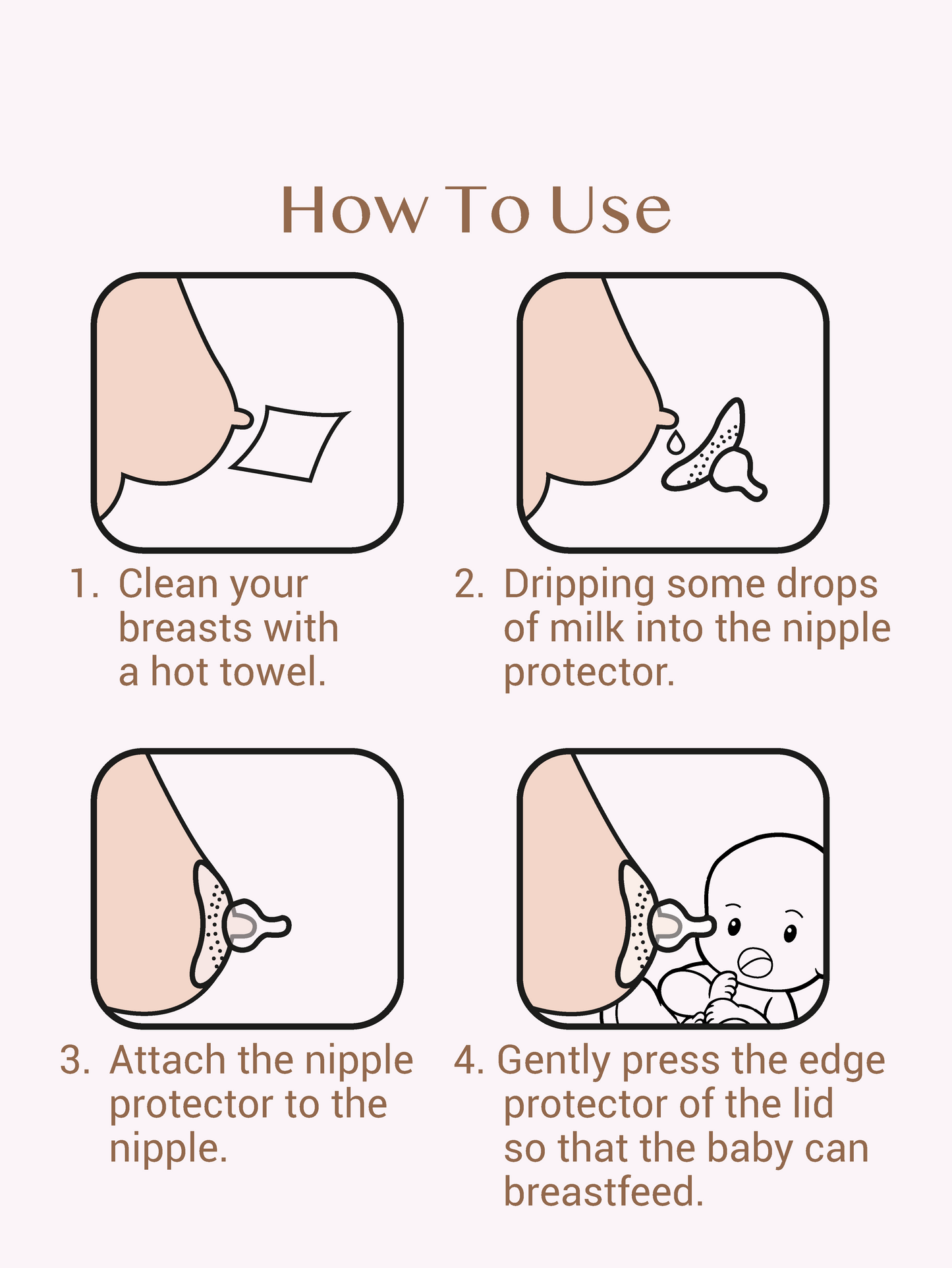 Natural Fit Silicone Nipple Protector