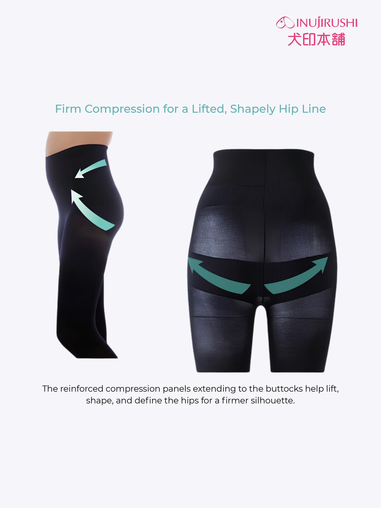 INUJIRUSHI Pelvic Support & Hip Lift Shaping Leggings (Japan Made)
