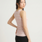 Side-Ruched Tank Top - Pink