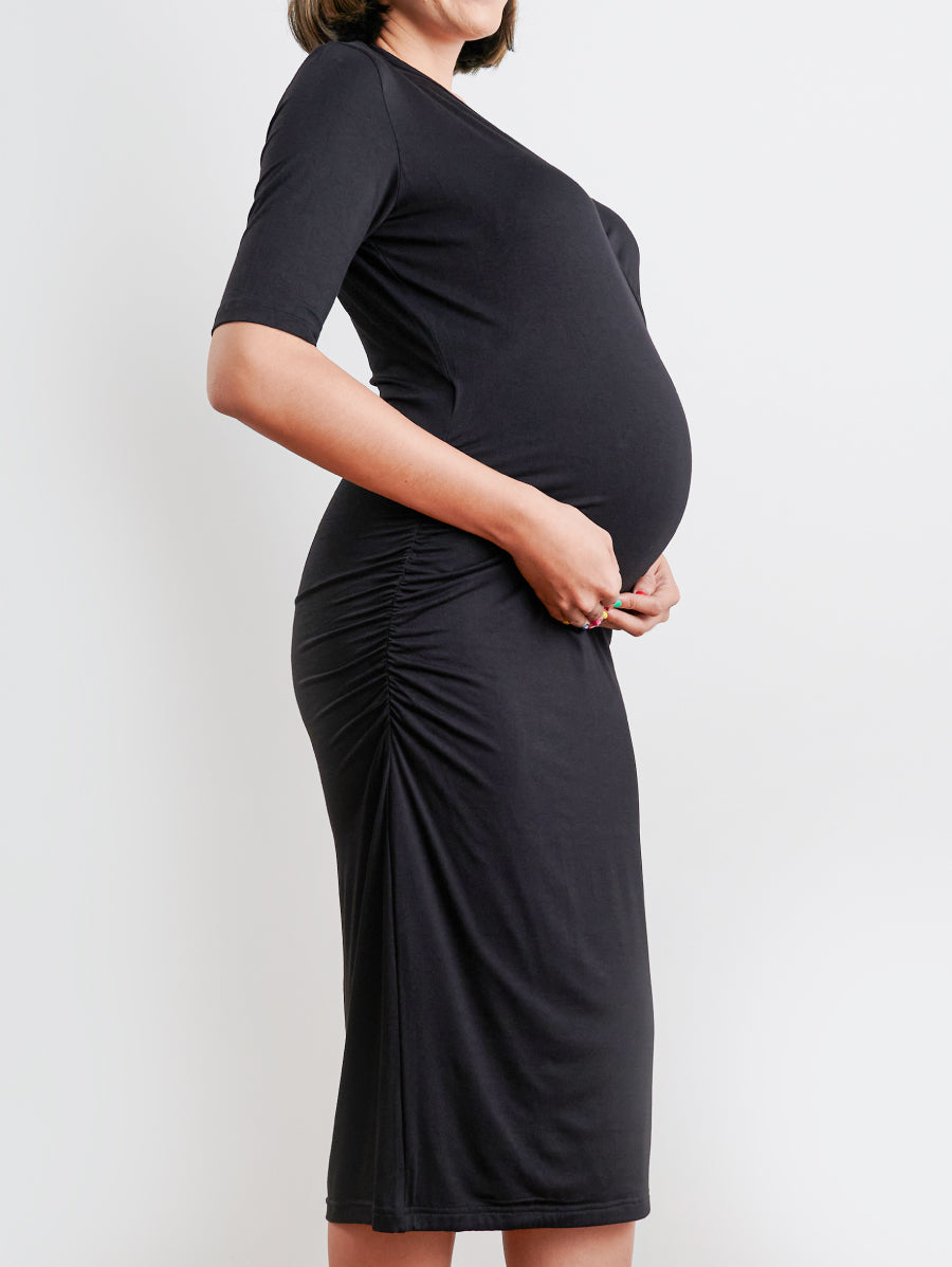 Scarlet Perfect Fit Side Crease Pull-Down Dress