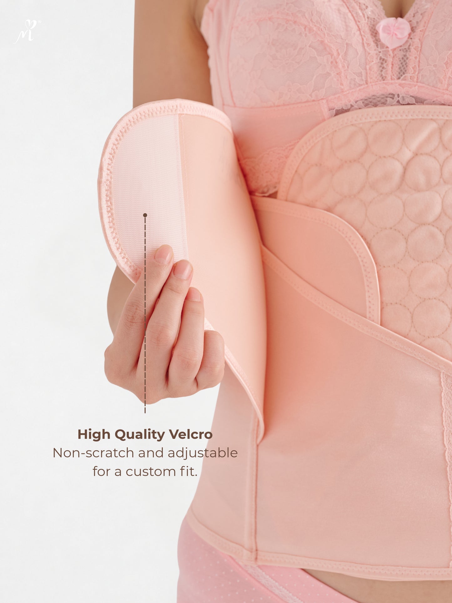 [LIMITED EDITION] Bmama 2in1 Postpartum Belly & Pelvic Binder Satin Set (2pcs) – Pink