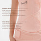 [LIMITED EDITION] Bmama 2in1 Postpartum Belly & Pelvic Binder Satin Set (2pcs) – Pink