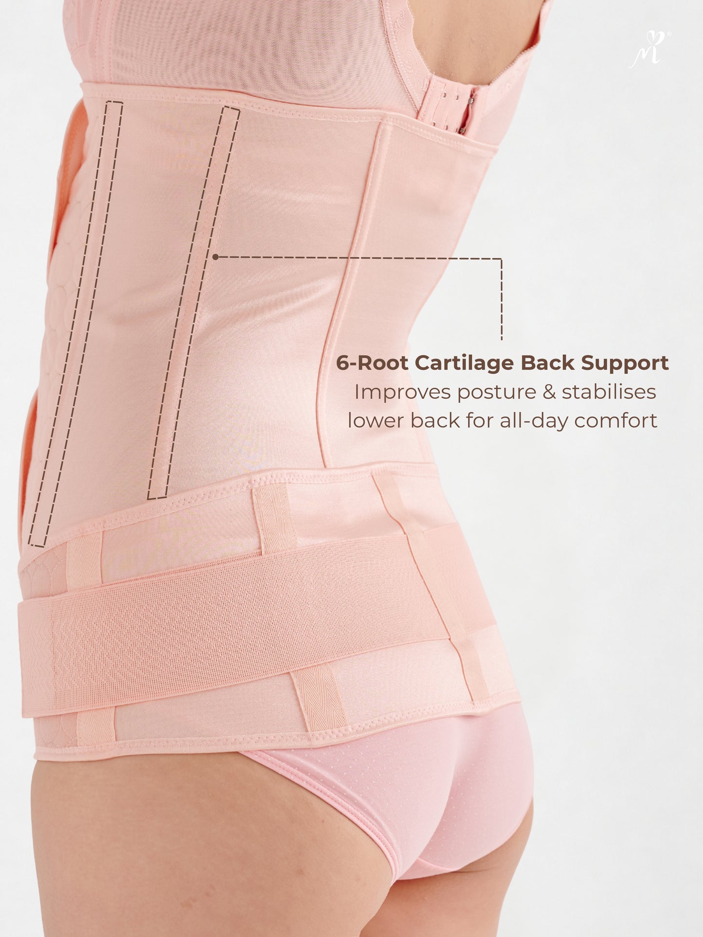 [LIMITED EDITION] Bmama 2in1 Postpartum Belly & Pelvic Binder Satin Set (2pcs) – Pink