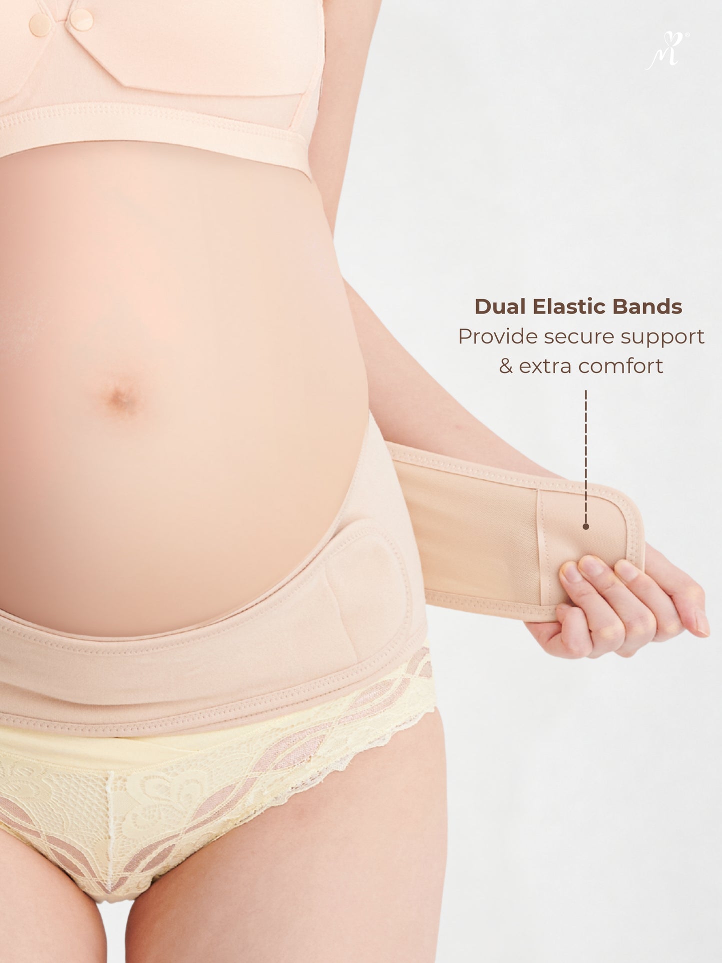 Bmama Pregnancy & Maternity Support Belt – Beige