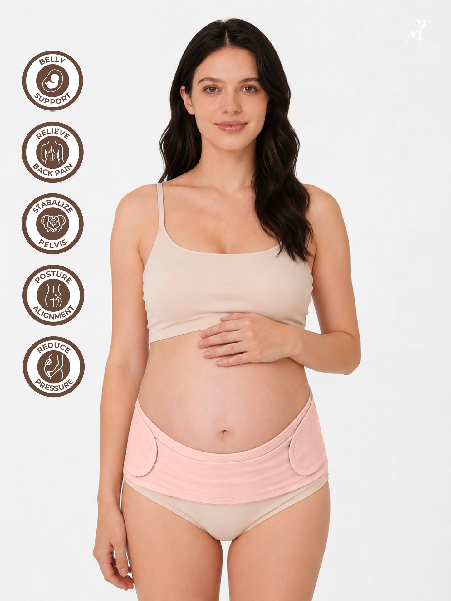 Bmama Pregnancy & Maternity Support Belt – Pink