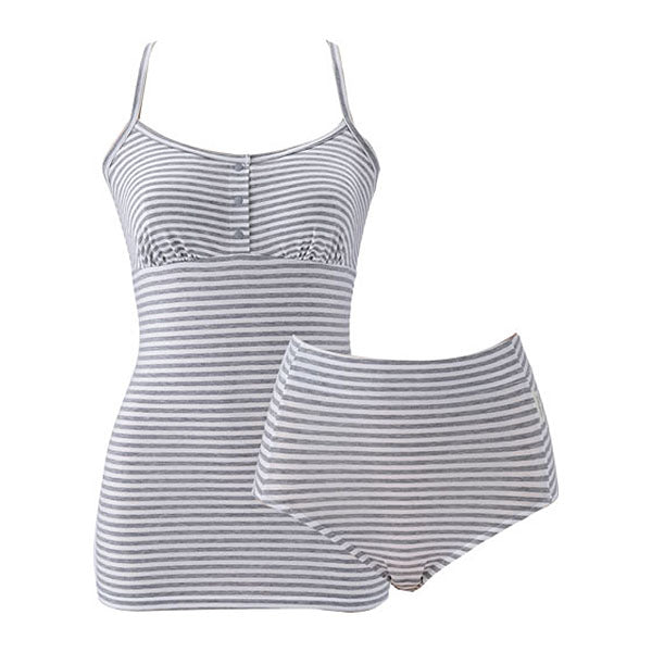 INUJIRUSHI Modern Nursing Top + Panties Sleepwear (Japan Made)