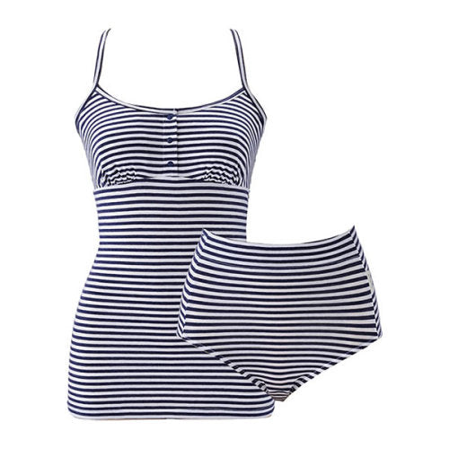 INUJIRUSHI Modern Nursing Top + Panties Sleepwear (Japan Made)