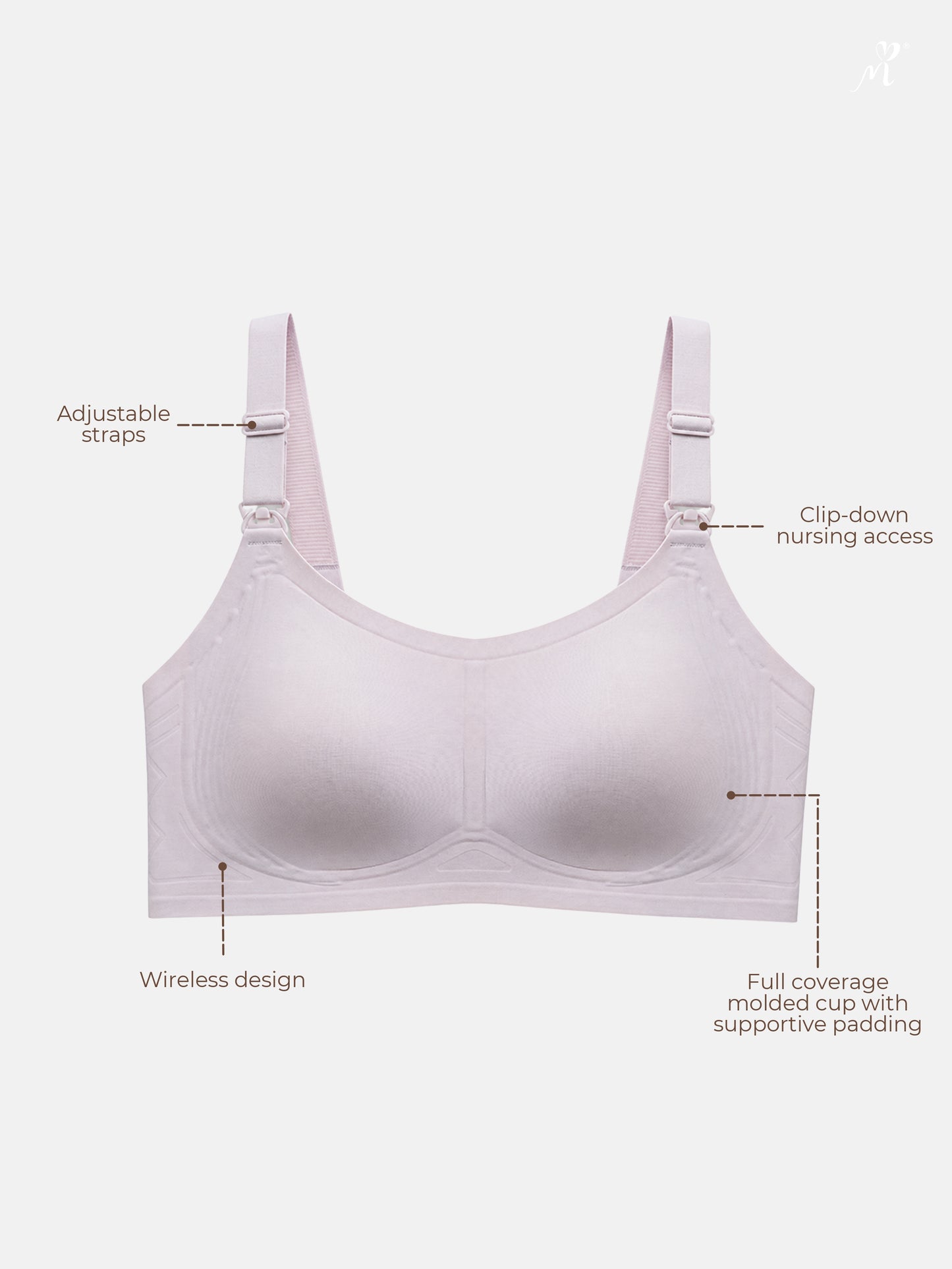 Full Coverage T-Shirt Nursing Bra