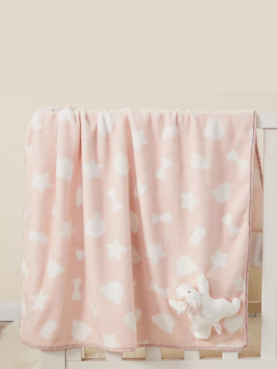 Bmama Plushy Flannel Blanket - Unicorn design