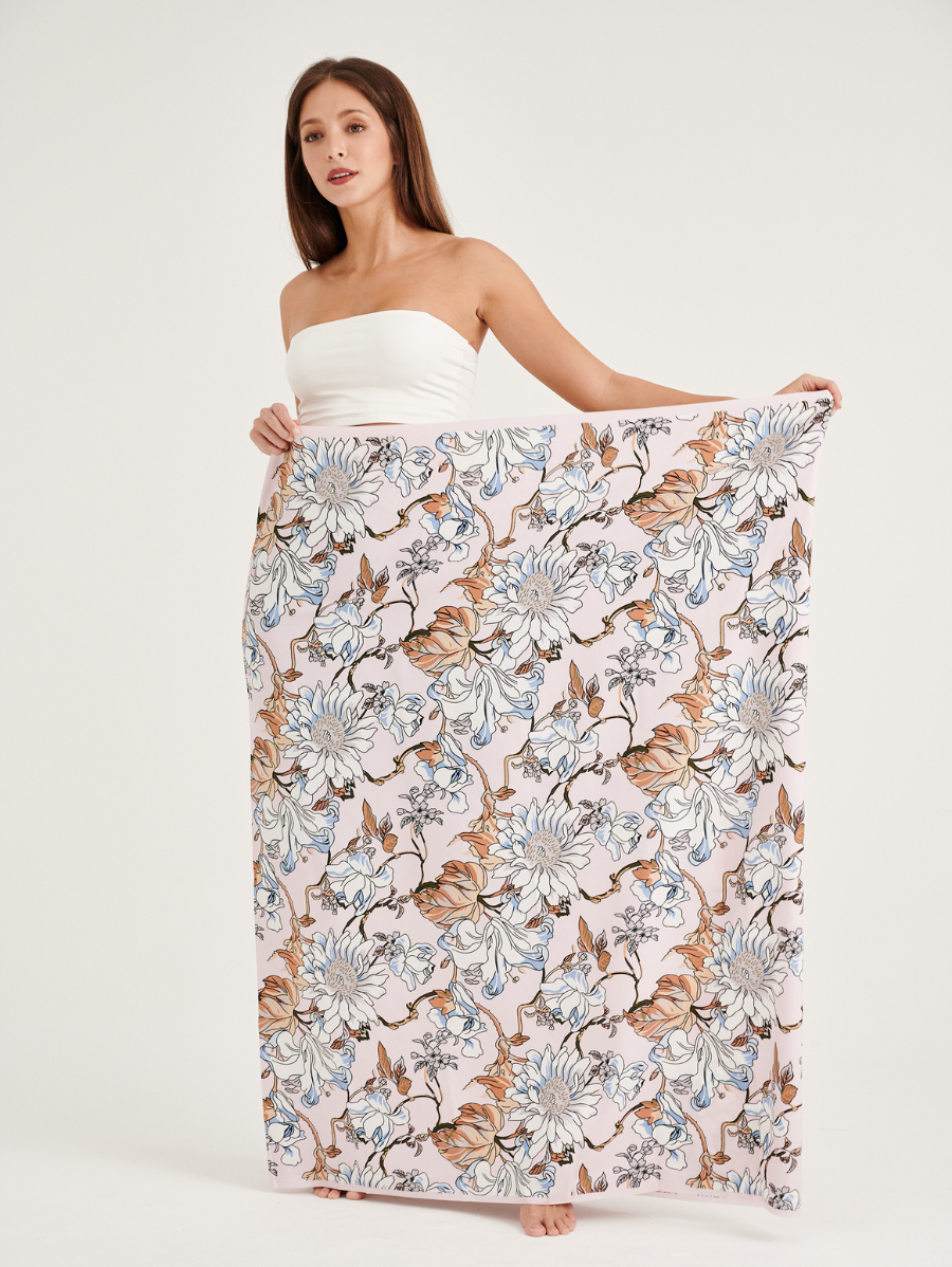 Soft cotton sarong for postpartum period