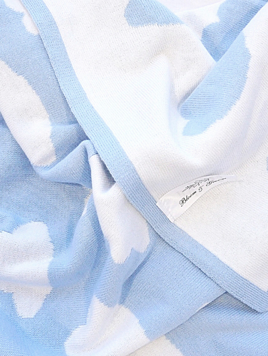 Cloudy Blue Blanket