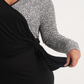 Stylish and functional dress for breastfeeding moms