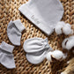 Breathable newborn hat and mittens